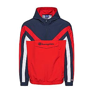 Champion Authentic Athletic Apparel Prechodná bunda biela / červená / námornícka modrá vyobraziť