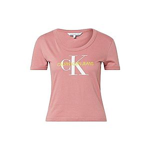 Calvin Klein Jeans Tričko ružová / biela vyobraziť