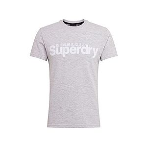 Superdry Tričko biela / svetlosivá vyobraziť