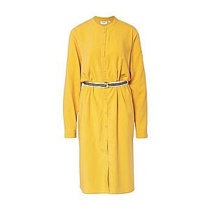 SAINT TROPEZ Šaty 'Woven' biela / horčicová / žltá vyobraziť