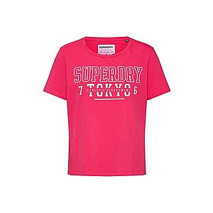 Superdry Tričko 'TRACK & FIELD' ružová vyobraziť