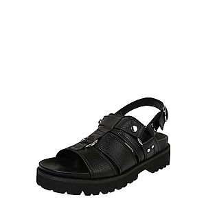 BUFFALO Remienkové sandále 'JUNO' čierna vyobraziť