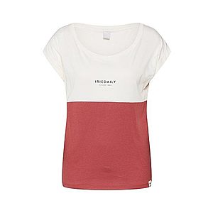 Iriedaily Tričko 'Block Girl Tee' biela / červená vyobraziť
