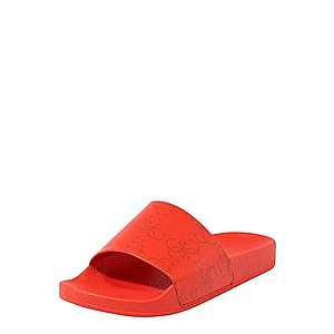 GUESS Plážové / kúpacie topánky 'SLIDES' červené vyobraziť