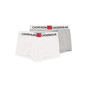 Calvin Klein Underwear Nohavičky '2PK TRUNKS' sivá / biela vyobraziť