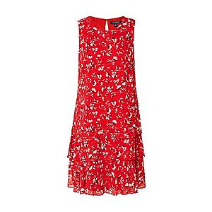 Lauren Ralph Lauren Šaty 'TYREE-SLEEVELESSDAY DRESS' krémová / červená vyobraziť