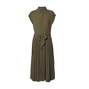 Lauren Ralph Lauren Košeľové šaty olivová vyobraziť