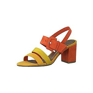 MARCO TOZZI Remienkové sandále žltá / oranžová vyobraziť