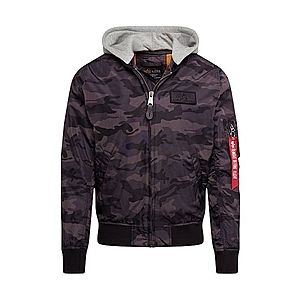 ALPHA INDUSTRIES Prechodná bunda ' MA-1 TT Hood ' čierna / antracitová vyobraziť