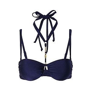 Hunkemöller Bikinový top 'Halter Lace' tmavomodrá vyobraziť