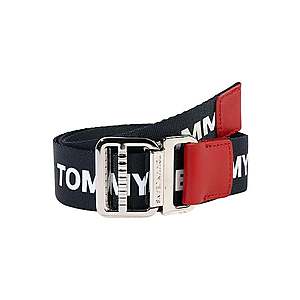 Tommy Jeans Opasky 'WEBBING 3.5' červené / tmavomodrá / biela vyobraziť