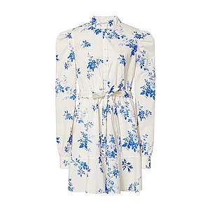 Custommade Košeľové šaty 'Haniel' modré / biela vyobraziť