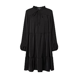 SISTERS POINT Košeľové šaty čierna vyobraziť