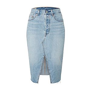 LEVI'S Sukňa 'DECONSTRUCTED MIDI SKIRT' modrá denim vyobraziť