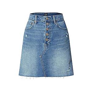 GAP Sukňa '5 PKT HR MINI SKIRT EXP BTTNS MED FLWR' indigo vyobraziť