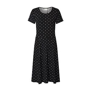 Kaffe Letné šaty 'KAhazel Jersey Dress' biela / čierna vyobraziť