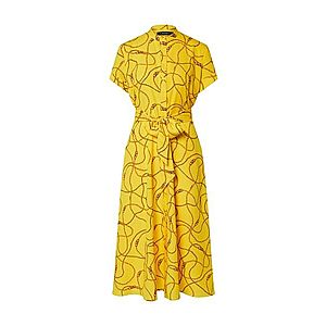 Lauren Ralph Lauren Letné šaty 'KURKO-SHORT SLEEVE-CASUAL DRESS' žlté vyobraziť