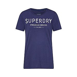 Superdry Tričko 'PREMIUM SEQUIN ENTRY TEE' námornícka modrá vyobraziť