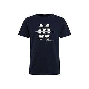 Matinique Tričko 'MAslubon Slub Jersey' biela / námornícka modrá vyobraziť