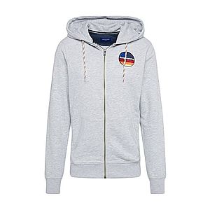 JACK & JONES Tepláková bunda 'JOREXPLORE SWEAT ZIP HOOD' sivá vyobraziť