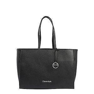 Calvin Klein Shopper 'SIDED SHOPPER W/ LAPTOP SLEEVE' čierna vyobraziť