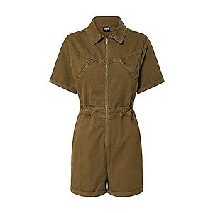 Urban Classics Overall 'Ladies Short Boiler Suit' olivová vyobraziť