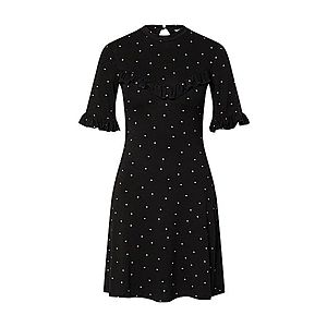 Miss Selfridge Šaty 'FRILL BIB TEA DRESS' čierna vyobraziť