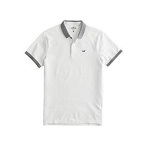 HOLLISTER Tričko 'MODERN COLLAR POLO SOLID' biela vyobraziť