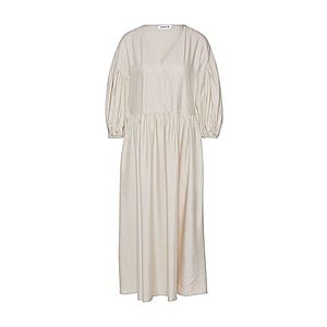 EDITED Letné šaty 'Lamya' šedobiela / biela vyobraziť