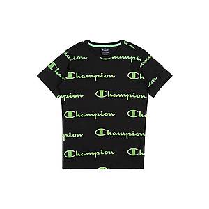 Champion Authentic Athletic Apparel Tričko zelená / čierna vyobraziť