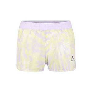 ADIDAS PERFORMANCE Športové nohavice biela / pastelovo fialová / pastelovo žltá vyobraziť