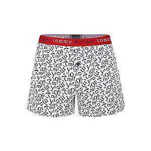 Tommy Hilfiger Underwear Boxerky 'WOVEN' červené / biela / čierna vyobraziť