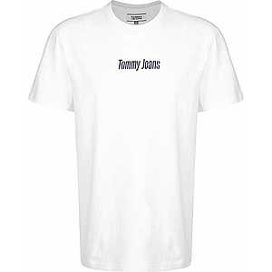 Tommy Jeans Tričko ' Text Back Logo ' biela vyobraziť