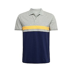 GAP Tričko 'YOKE' sivá / žltá / modrá vyobraziť