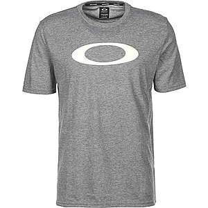 OAKLEY Funkčné tričko 'O-Bold Ellipse' sivá / biela vyobraziť