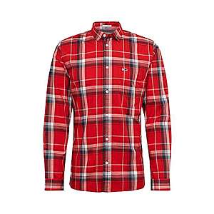 Tommy Jeans Biznis košeľa zmiešané farby / červené vyobraziť