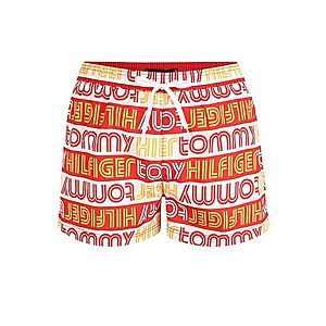 Tommy Hilfiger Underwear Plavecké šortky červené / biela / žlté vyobraziť