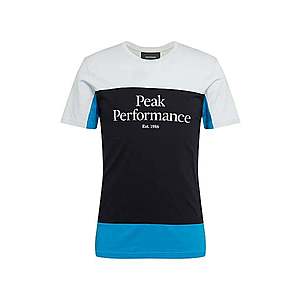 PEAK PERFORMANCE Tričko 'Original Colorblocking' sivá / modré / antracitová vyobraziť