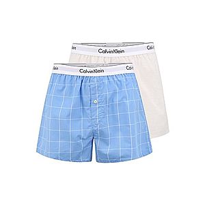 Calvin Klein Underwear Boxerky modré / biela vyobraziť
