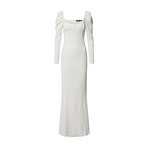 Missguided Večerné šaty 'MILKMAID LS FISHTAIL MAXI DRESS' biela vyobraziť