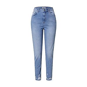 NA-KD Džínsy 'distressed hem mom jeans' modrá denim vyobraziť