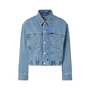 Calvin Klein Jeans Prechodná bunda modrá denim vyobraziť