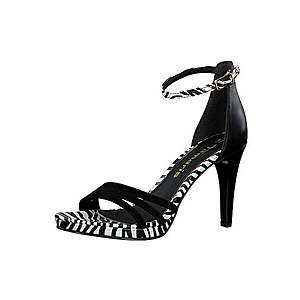 TAMARIS Remienkové sandále čierna / biela vyobraziť