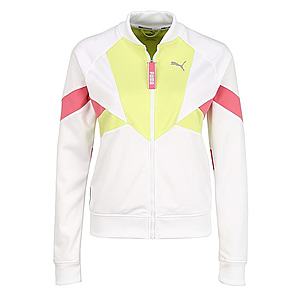 PUMA Športová bunda svetločervená / svetlozelená / biela vyobraziť