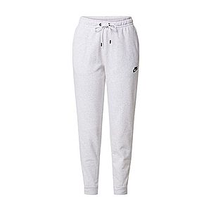 Nike Sportswear Športové nohavice 'W NSW ESSNTL PANT REG FLC' biela / sivá melírovaná vyobraziť