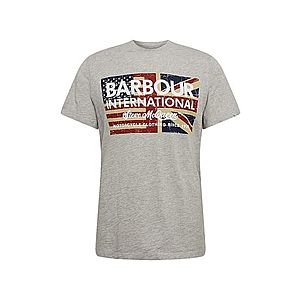 Barbour International Tričko sivá / červená / modrá vyobraziť
