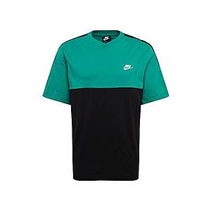 Nike Sportswear Tričko čierna / zelená vyobraziť