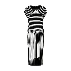 Esprit Collection Letné šaty čierna / biela vyobraziť