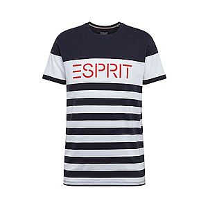 ESPRIT Tričko námornícka modrá / biela vyobraziť