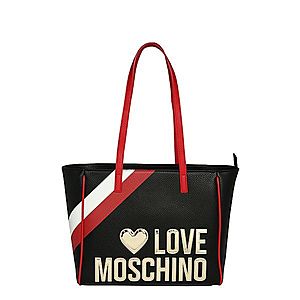 Love Moschino Shopper 'BORSA PEBBLE' červené / čierna vyobraziť